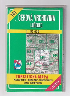 Cerová vrchovina Lučenec /turistická mapa/