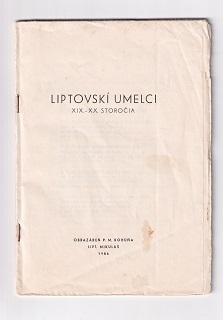 Liptovský umelci XIX. - XX. storočia 