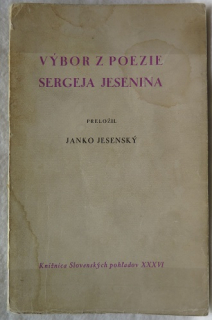 Výbor z poezie Sergeja Jesenina