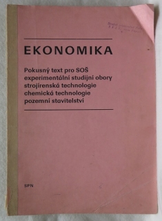 Ekonomika pokusný text pro SOŠ