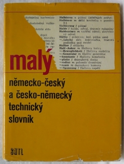 Malý německo-český a česko-německý technický slovník